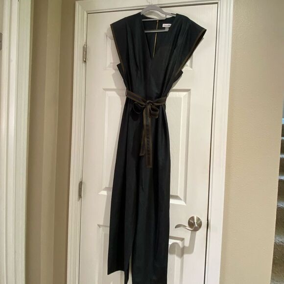 Calvin Klein Dark-wash Pantsuit Size 12 - Picture 1 of 4
